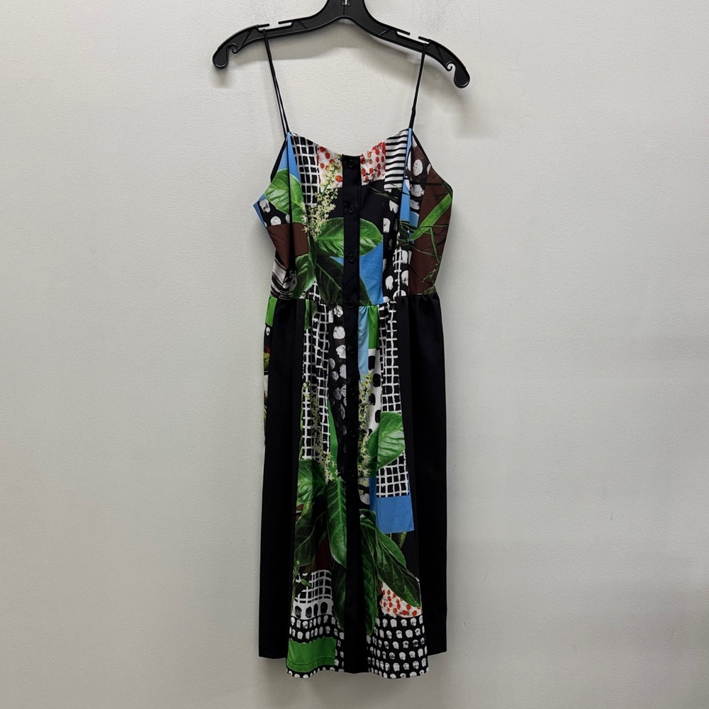 Anthropologie Clover CanyonPrinted Spaghetti-Strap Midi Dress Size M
